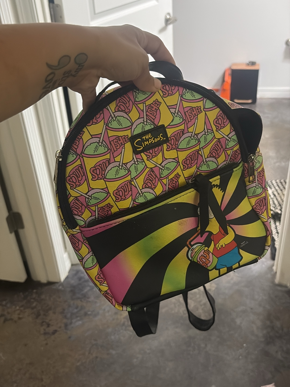 Neon Bart Mini Backpack - Multicolor